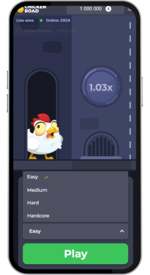 Chicken Road difficulty selection